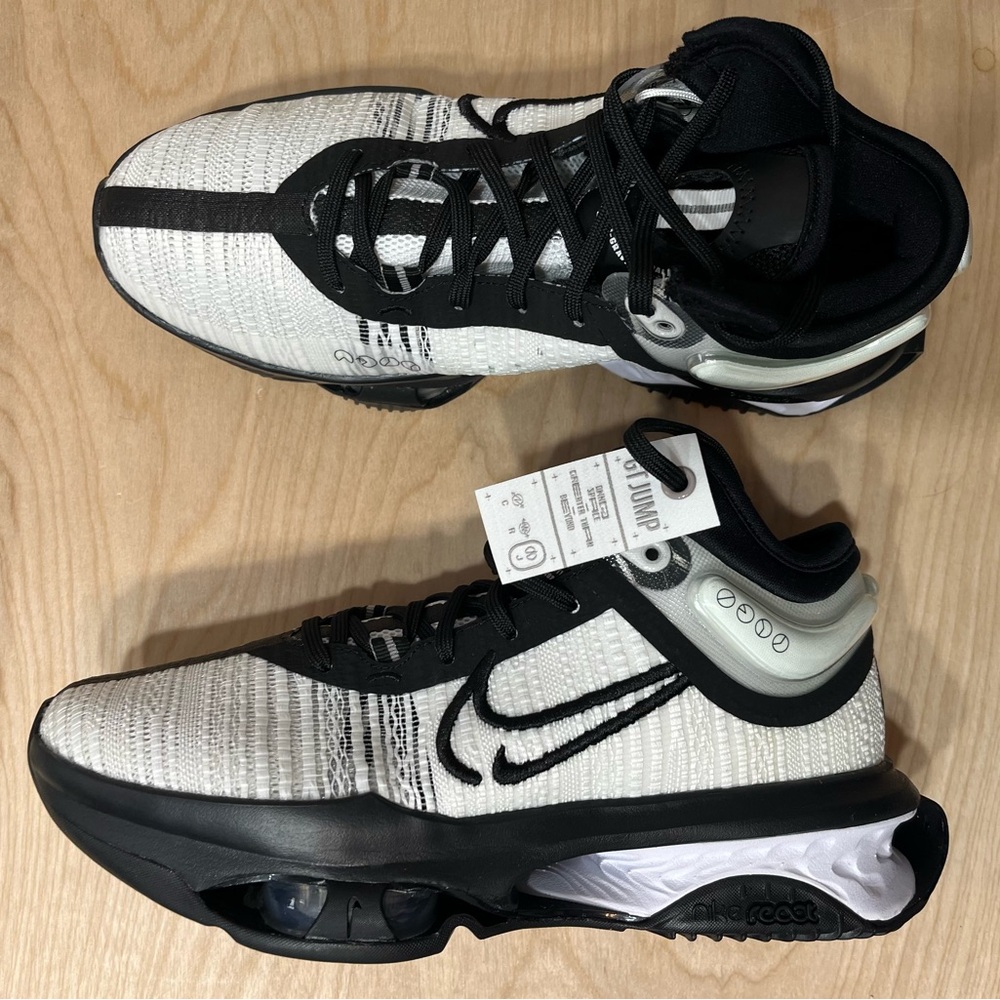 Nike Air Zoom GT Jump 2 TB Promo Basketball Shoes White/Black Mens 7.5
